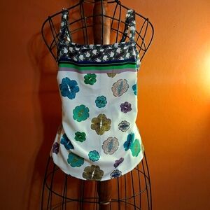 The Limited Butterfly Fitted Sleeveless Tank Top